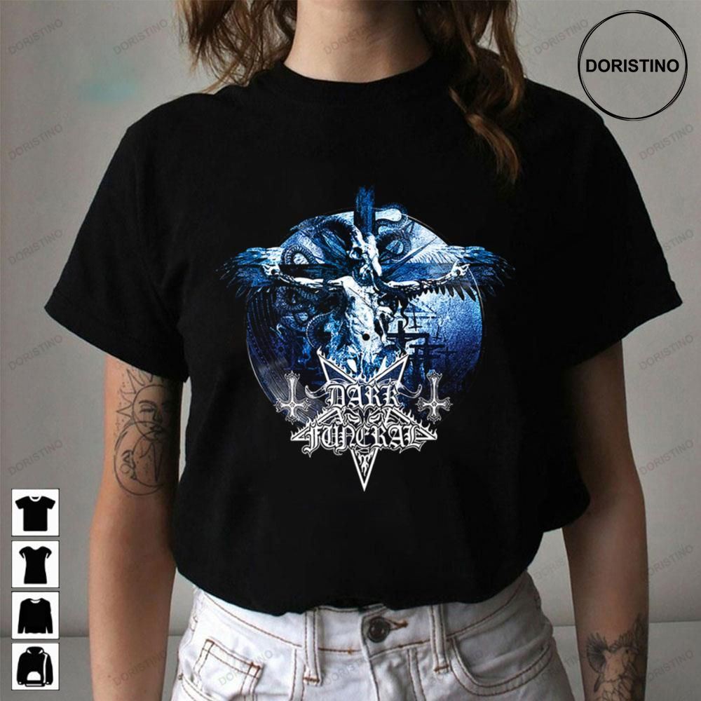 Blue White Dark Funeral Limited Edition T-shirts